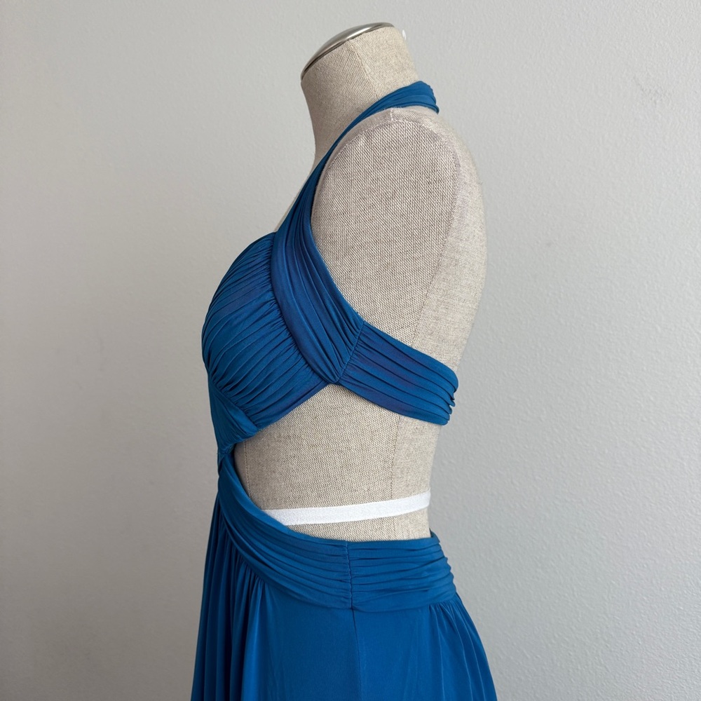 BCBGMAXAZRIA Jordana Cutout Gown - Starlight Blue - Picture 4 of 14